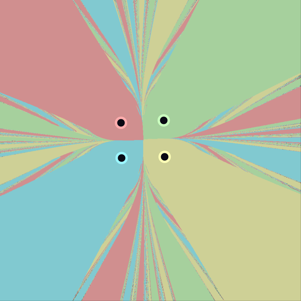 4 attractors with larger canvas.